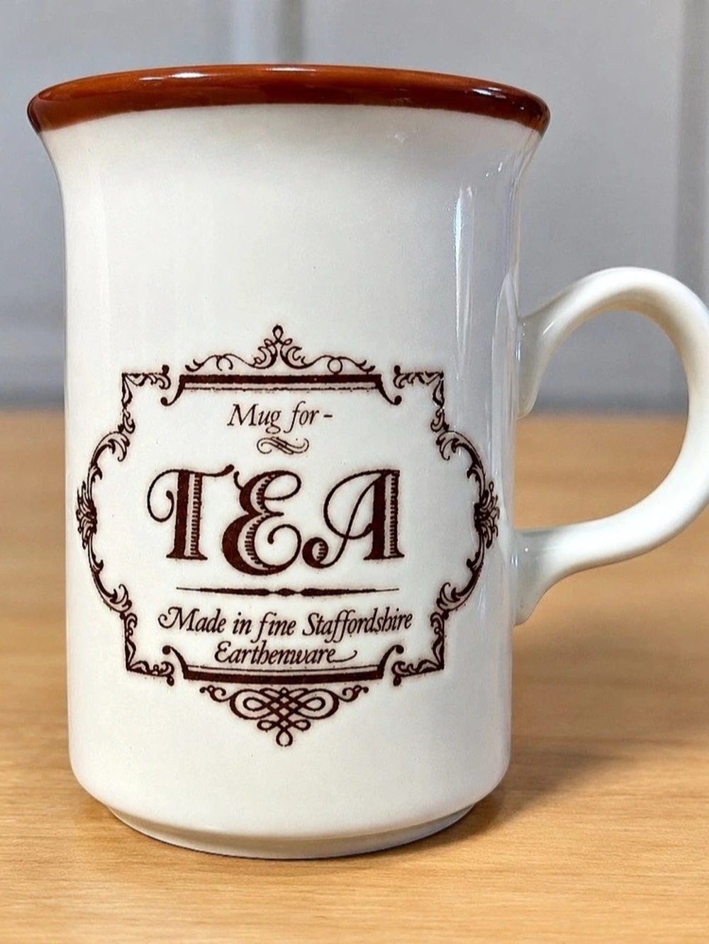 ✨Vintage✨| Churchill Staffordshire Earthenware | "Mug for TEA" | Made in England